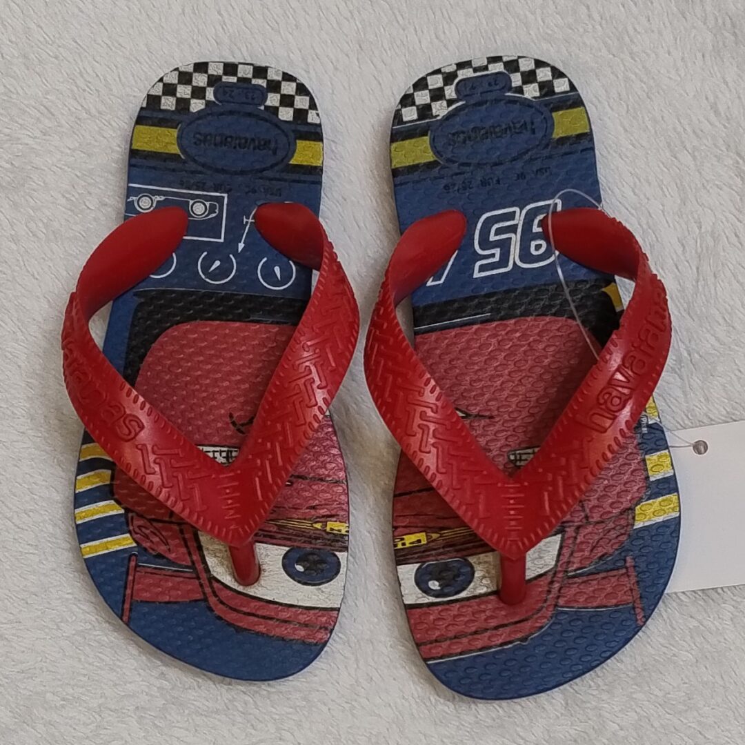 Havaianas tema Carros  ▪︎ Tam 23/24